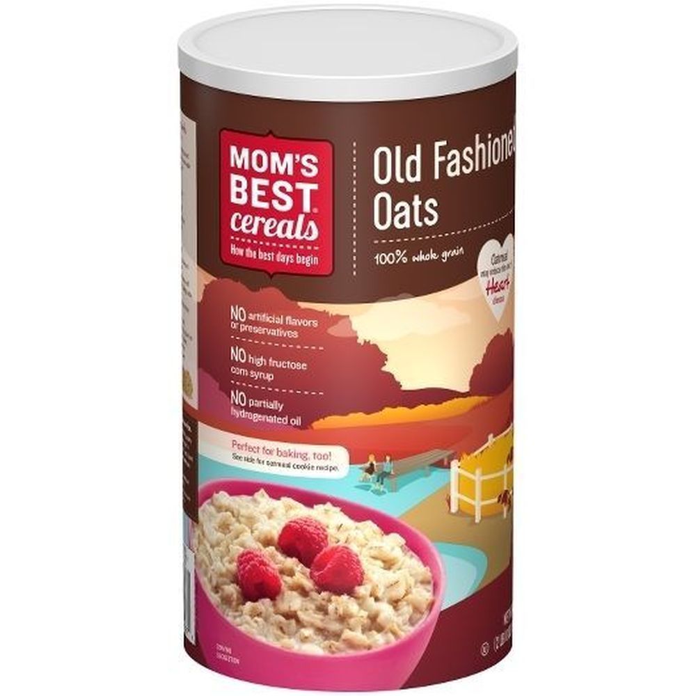 Mom's Best Old Fashioned Oats, 42 Ounce -- 12 Per Case