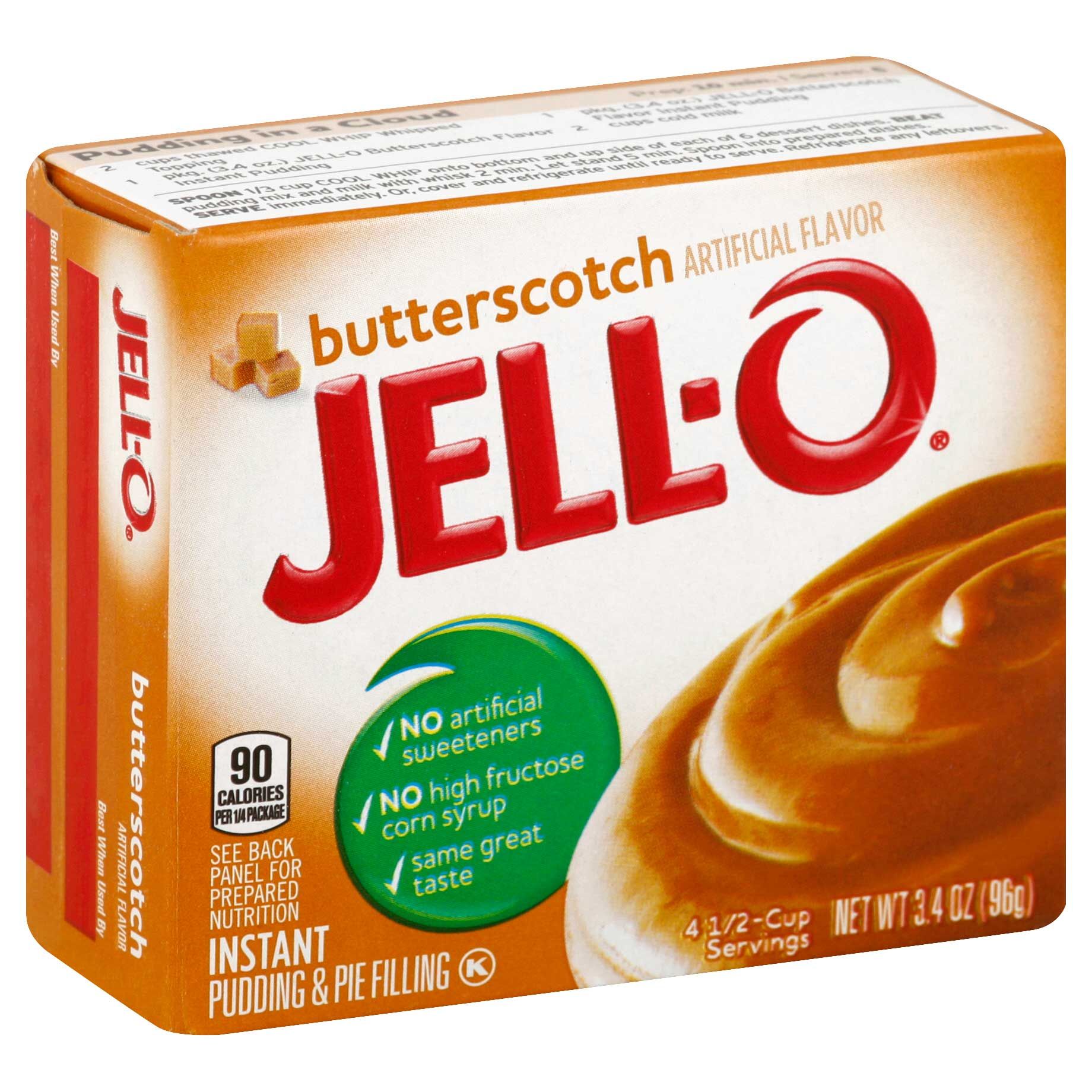 Jell-o Instant Butterscotch Pudding, 3.5 Ounce -- 24 Per Case