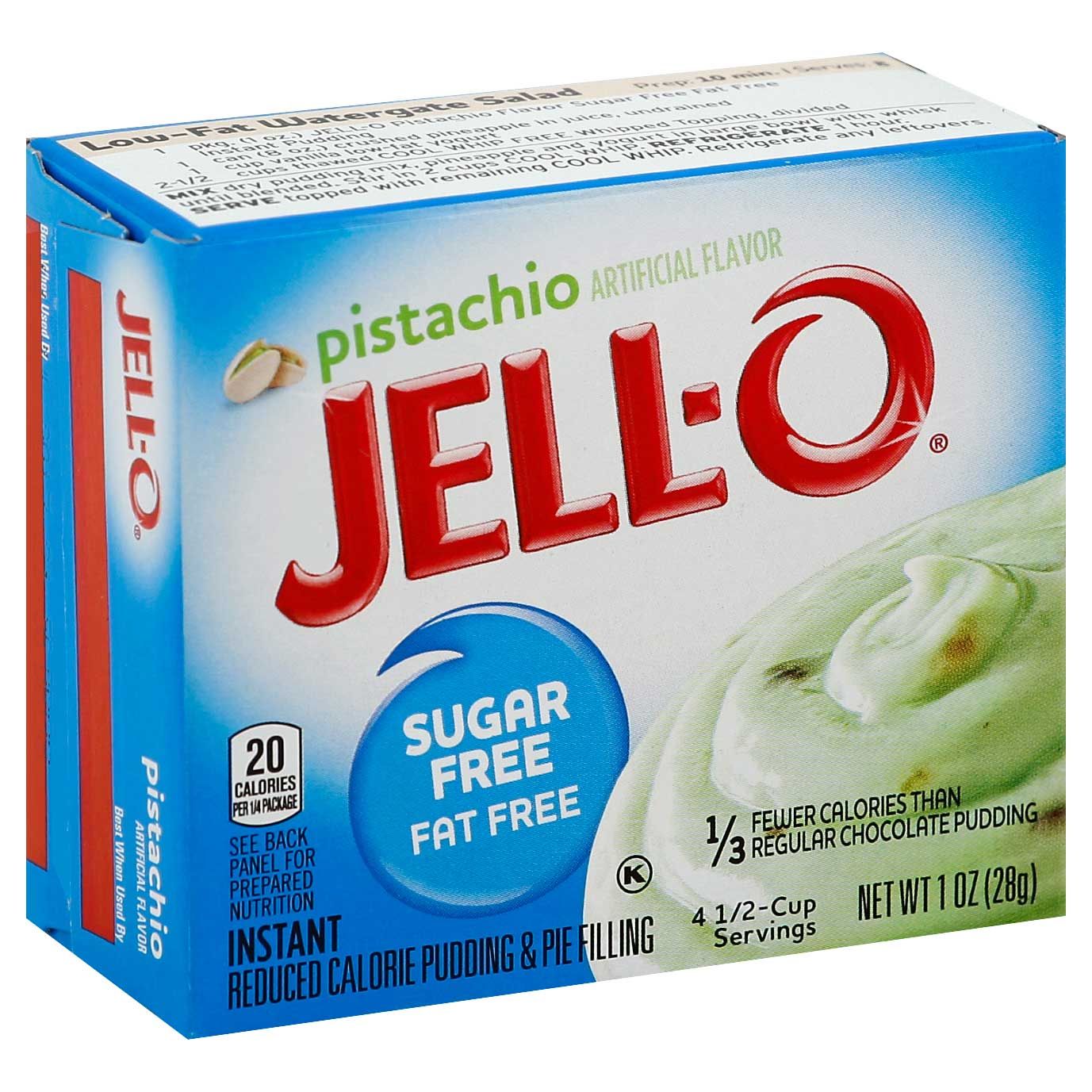 Jell-o Instant Pistachio Sugar Free And Fat Free Pudding And Pie Filling, 1 Ounce -- 24 Per Case