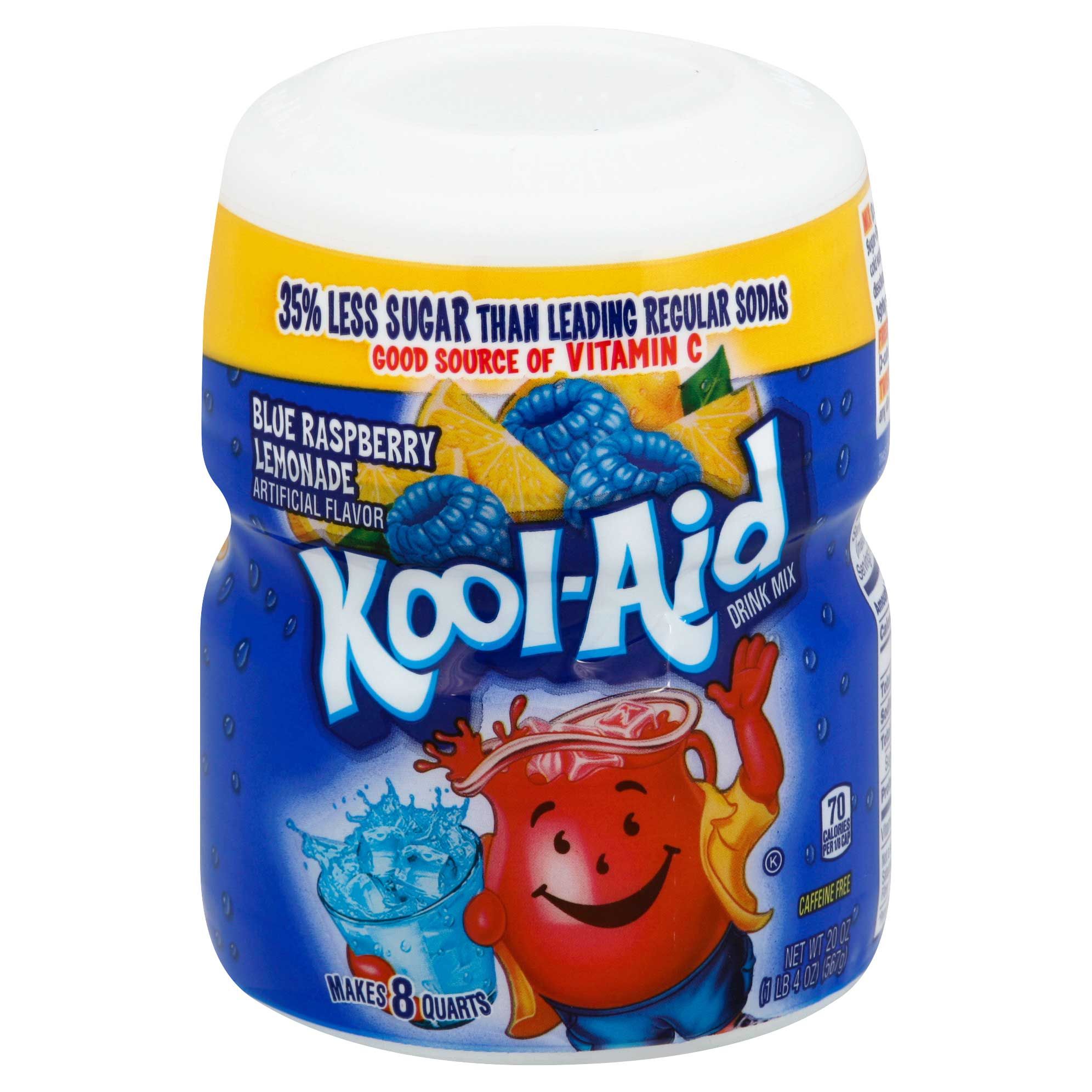 Kool-aid Ice Blue Raspberry Lemonade Powdered Twisted Soft Drink Mix, 20 Ounce -- 12 Per Case