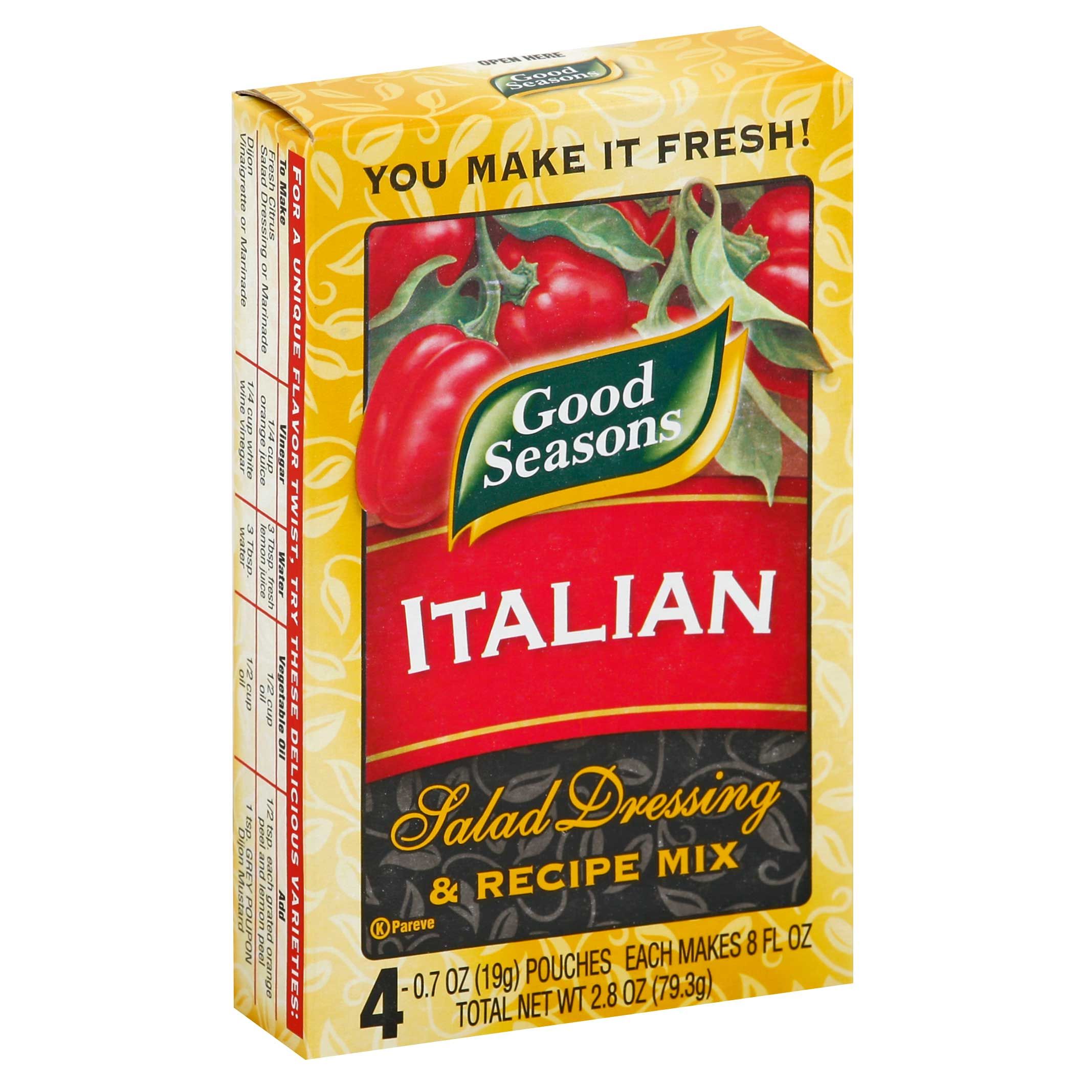 Good Seasons All Natural Italian Salad Dressing And Recipe Mix, 2.8 Ounce -- 24 Per Case