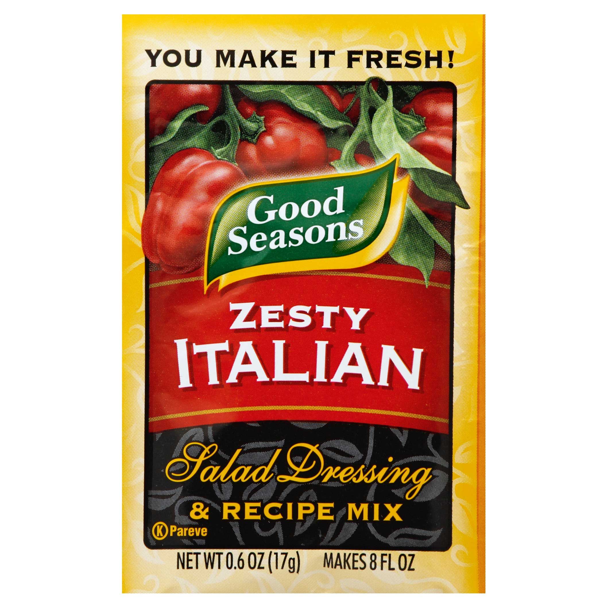Good Seasons Zesty Italian Dressing Mixed, 0.6 Ounce -- 24 Per Case