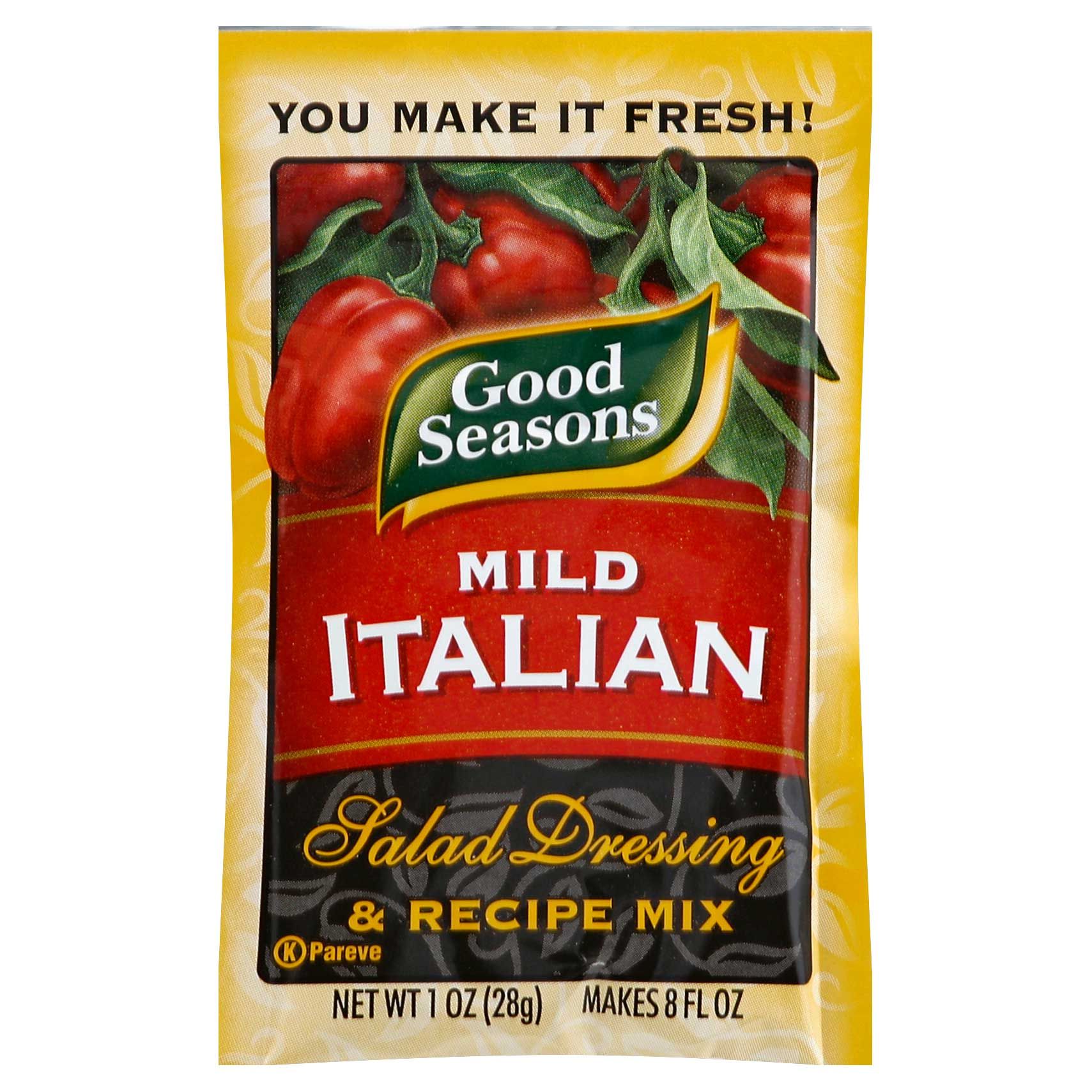 Good Seasons Mild Italian Dressing And Recipe Mix, 1 Ounce Packet -- 24 Per Case