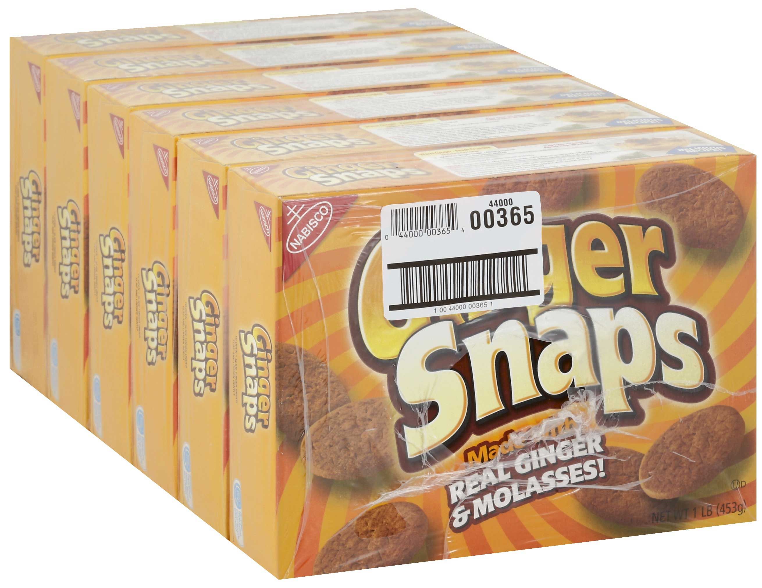 Ginger Snaps Old Fashioned Cookies, 16 Ounce -- 6 Per Case