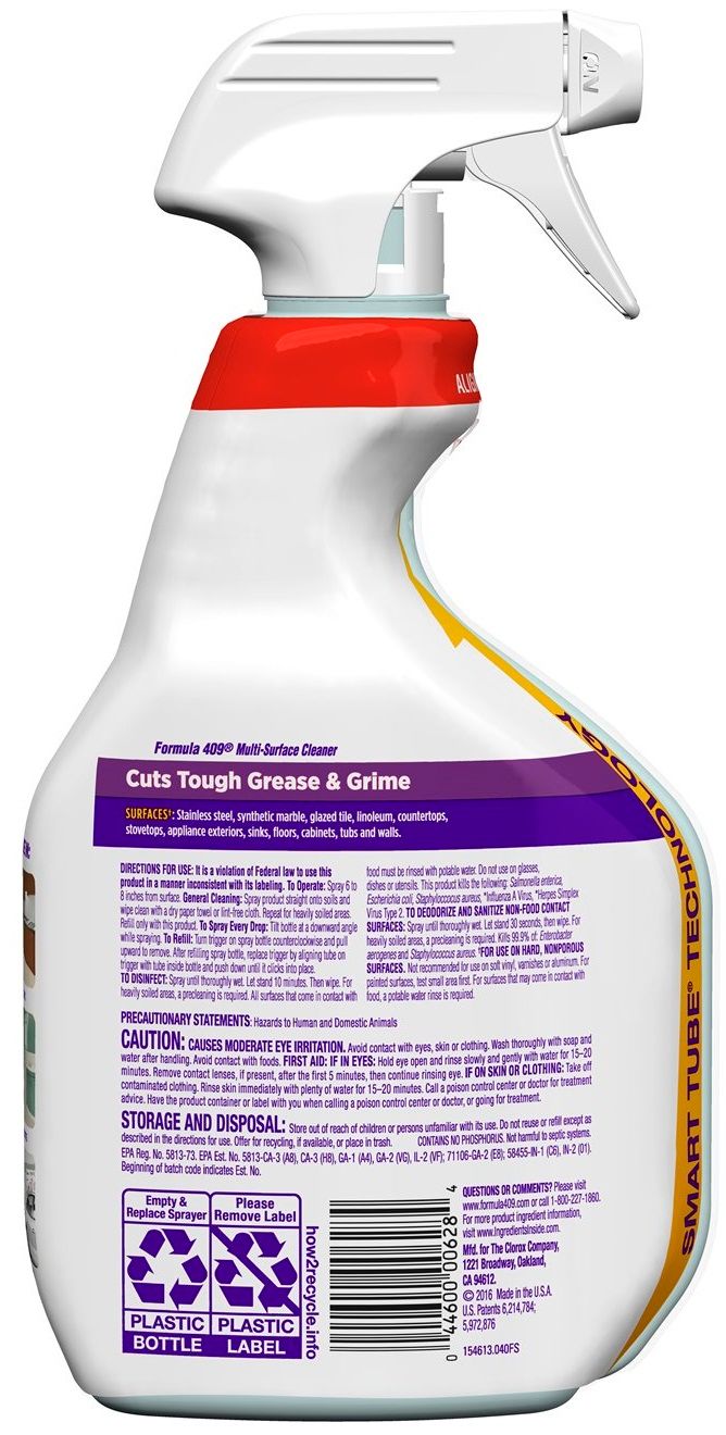 Formula 409 Regular Multi Surface Cleaner Spray, 22 Fluid Ounce -- 9 Per Case