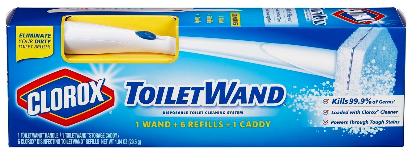 Clorox Toilet Wand Disposable Toilet Cleaning System -- 6 Per Case