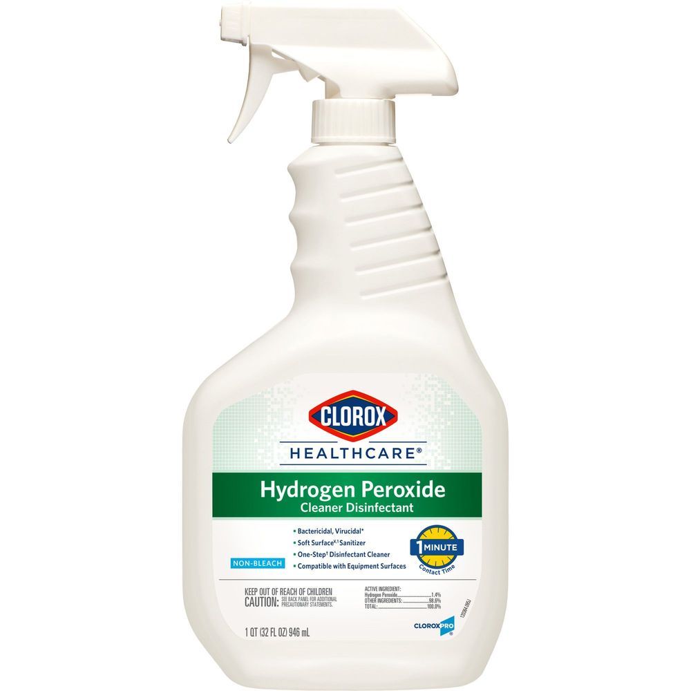 Clorox Healthcare Hydrogen Peroxide Disinfectant Cleaner, 32 Ounce Spray -- 9 Per Case