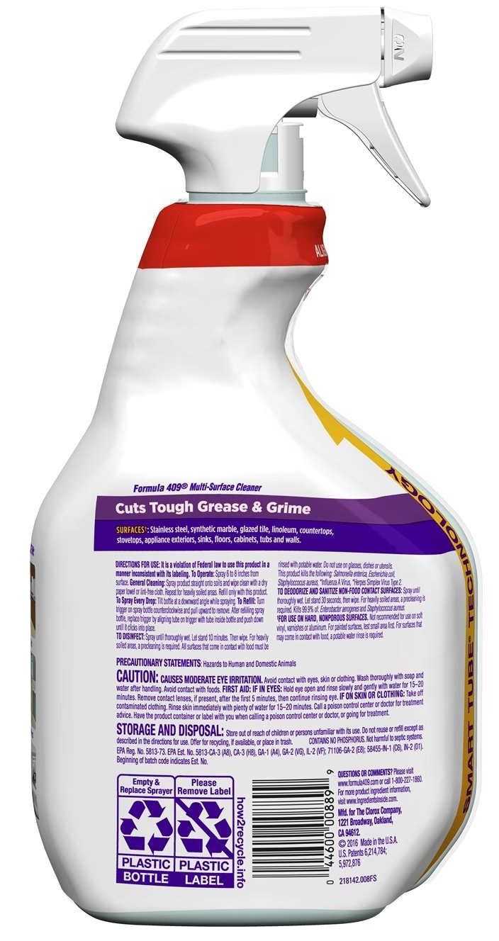 Formula 409 Multi Surface Cleaner Spray, 32 Fluid Ounce Bottle -- 9 Per Case