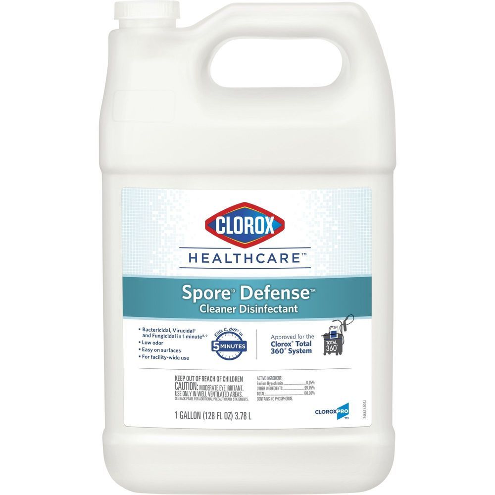 Clorox Healthcare T360 Spore Defense Cleaner Disinfectant Refill, 128 Ounce -- 4 Per Case