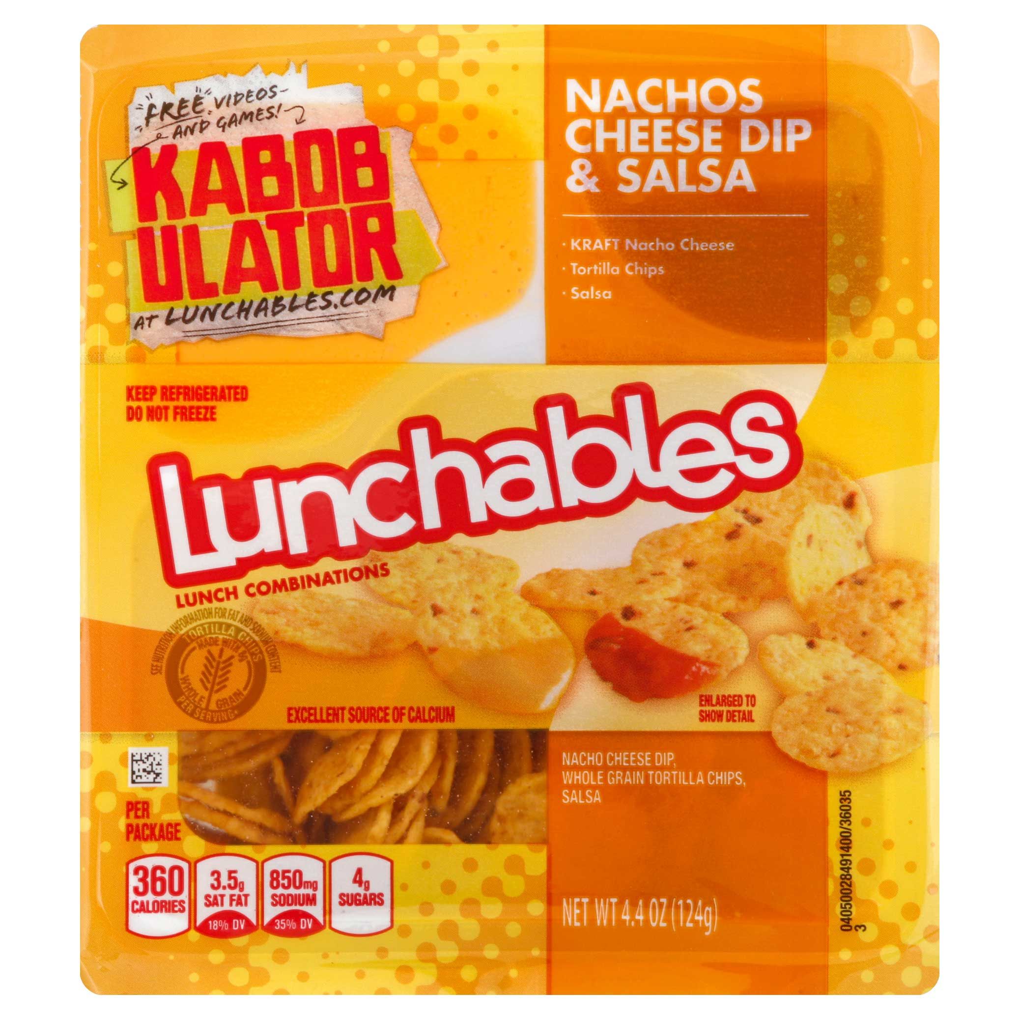Oscar Mayer Lunchable Cheese Dip And Salsa Nacho, 4.4 Ounce -- 16 Per Case