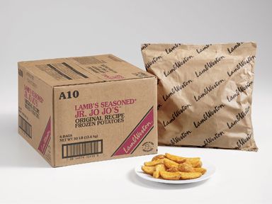Lamb Weston Original Junior Jo Jos 4 Wedge Cut Potato Fry, 5 Pound -- 6 Per Case