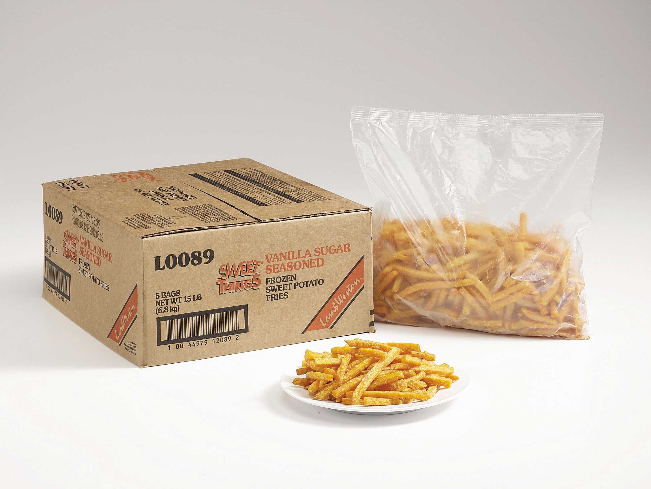 Sweet Things Sweet Potato Vanilla Sugar Fry, 3 Pound -- 5 Per Case