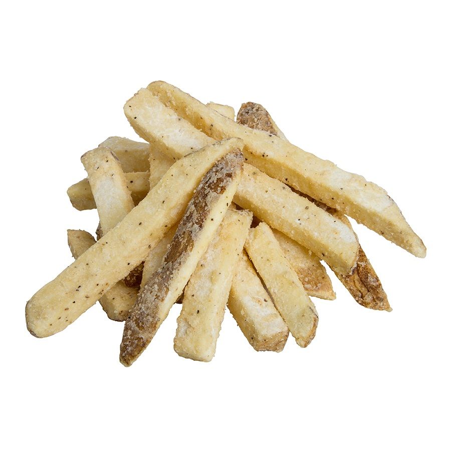 Lambs Seasoned Seashore Style Straight Cut Skin On French Fried Potatoes, 5 Pound -- 6 Per Case