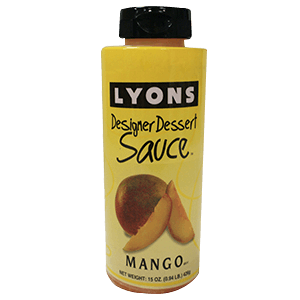 Lyons Mango Designer Dessert Sauce, 15 Ounce -- 12 Per Case