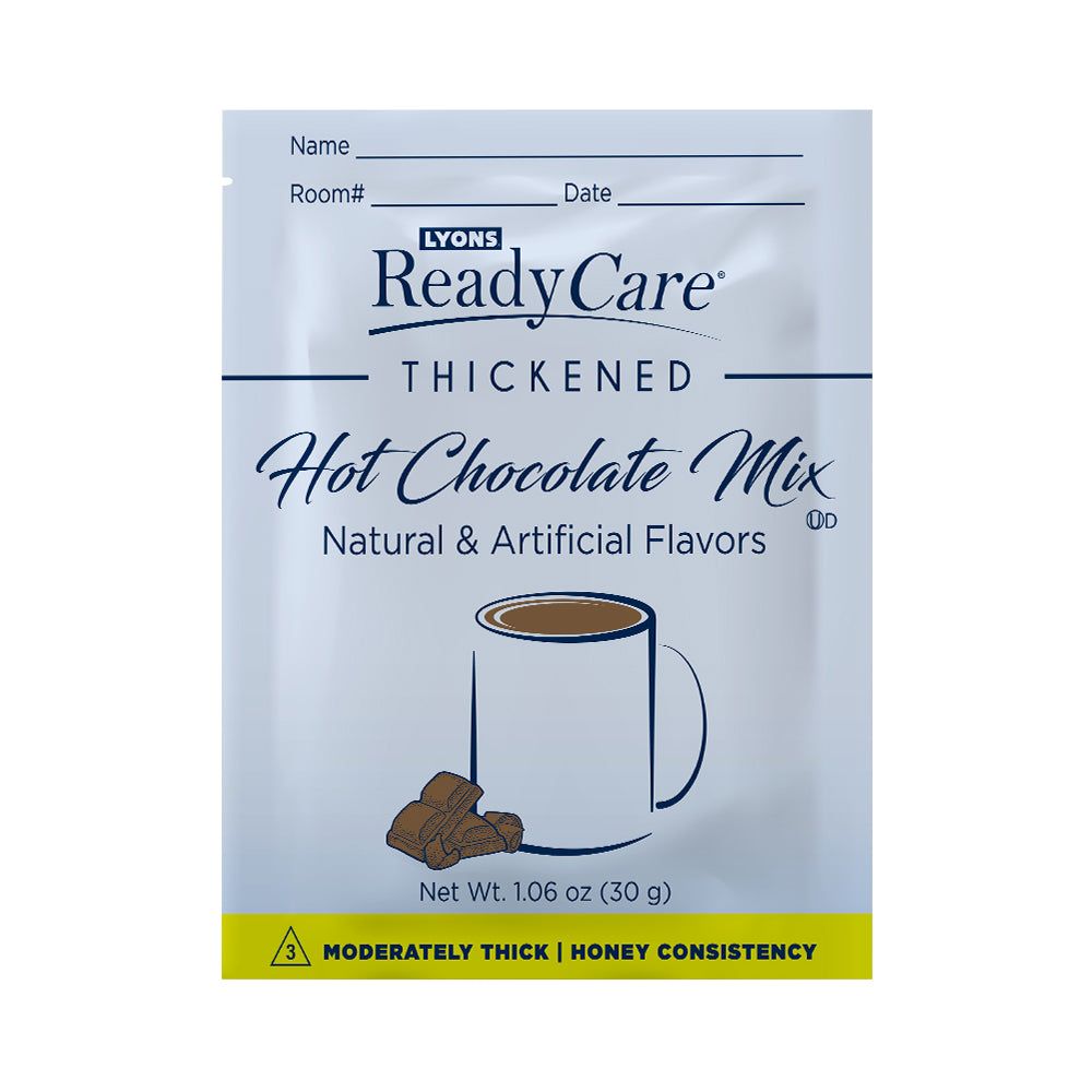 Lyons Ready Care Level 3 Honey Thickened Hot Chocolate Mix, 30 Gram -- 50 Per Case