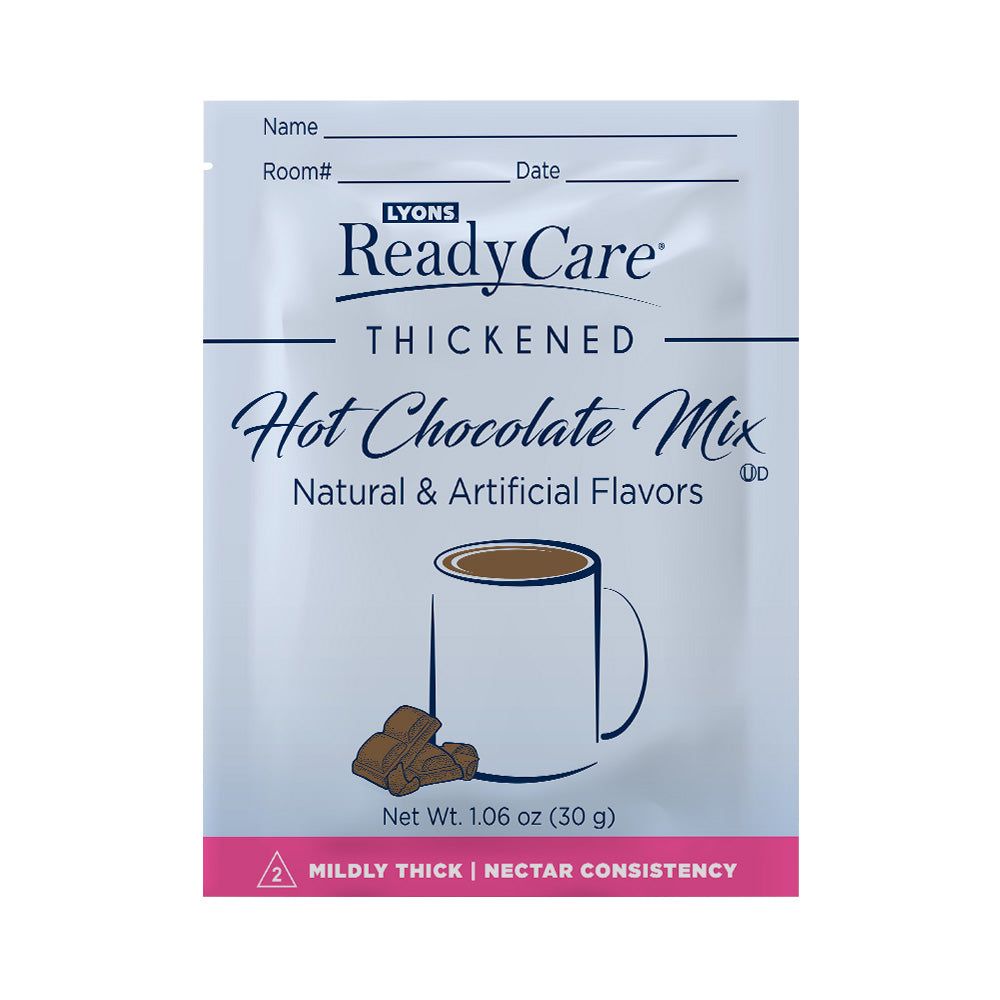 Lyons Ready Care Level 2 Nectar Thickened Hot Chocolate Mix, 28 Gram -- 50 Per Case