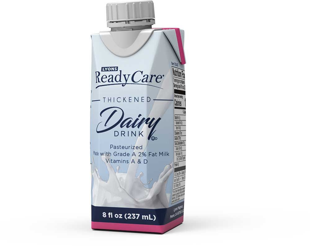 Lyons Ready Care Level 2 Nectar Thickened Dairy Drink, 8 Fluid Ounce -- 24 Per Case