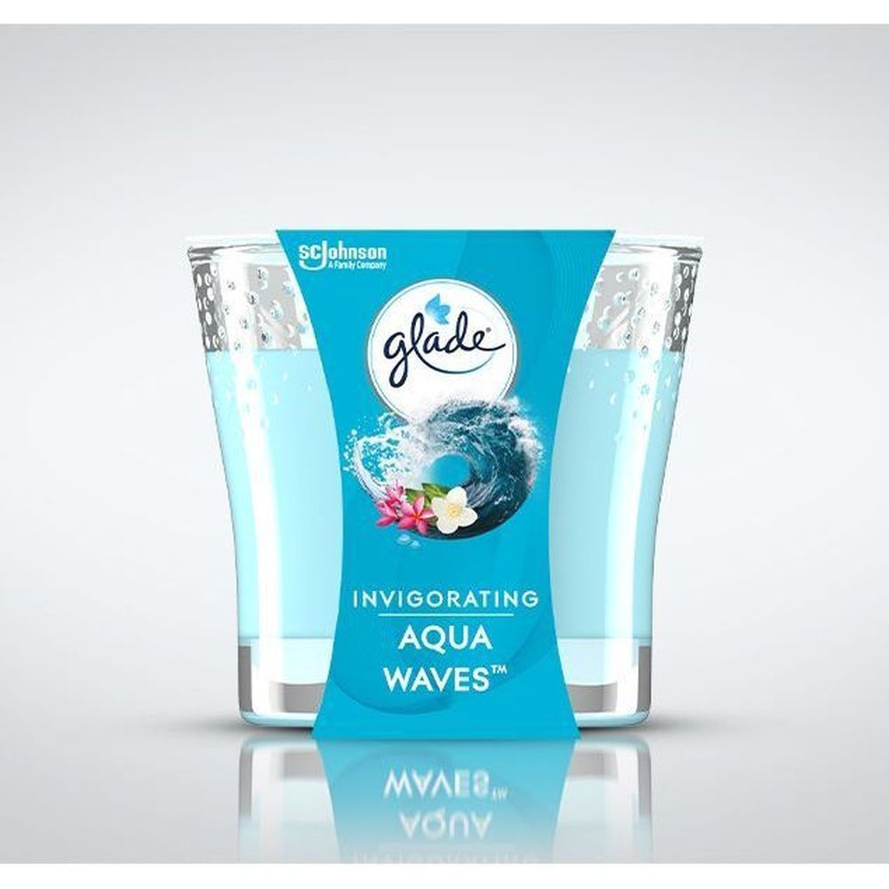 Glade Aqua Waves Candle, 6.8 Ounce -- 3 Per Case