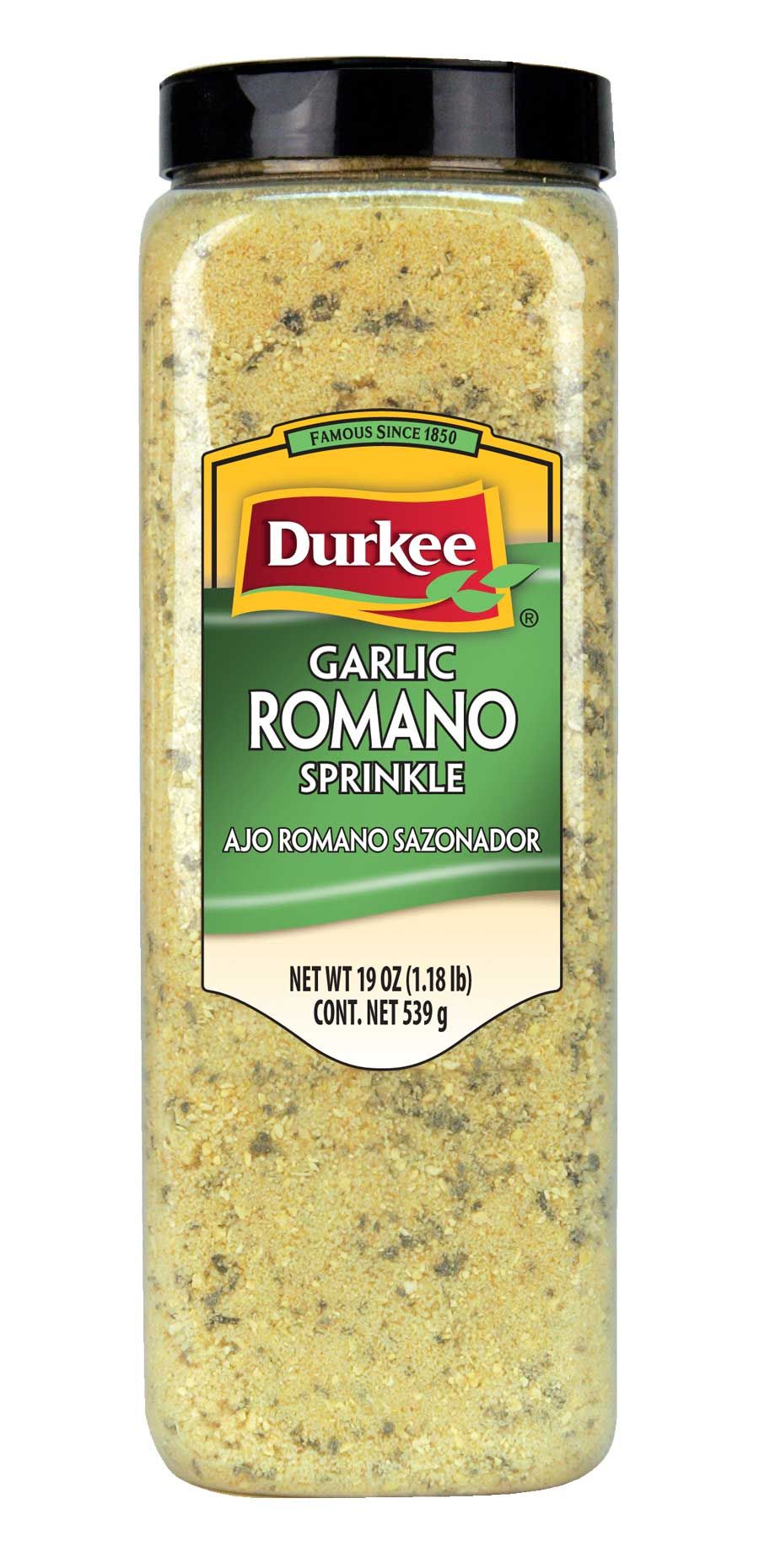 Durkee Garlic Romano Sprinkle, 19 Ounce -- 6 Per Case