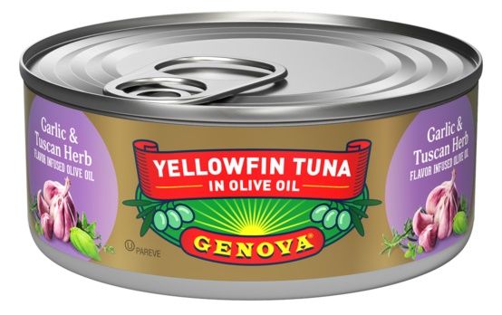 Genova Yellowfin Tuna In Garlic And Tuscan Herb Infused Olive Oil, 5 Ounce -- 12 Per Case