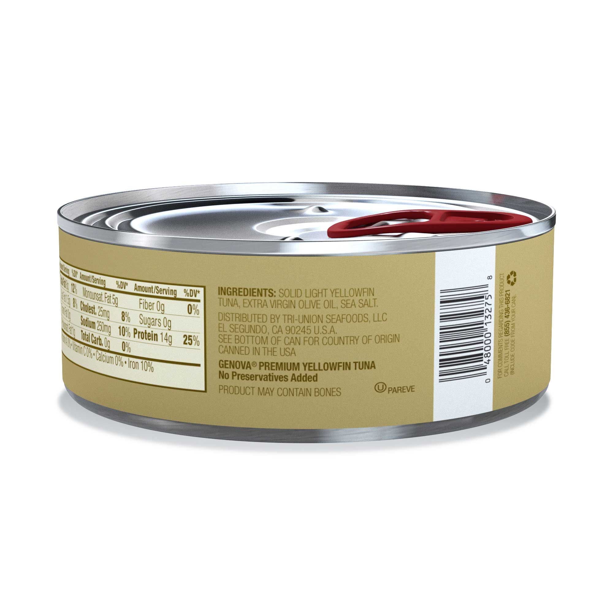 Genova Yellowfin Tuna In Extra Virgin Olive Oil And Sea Salt, 5 Ounce -- 24 Per Case