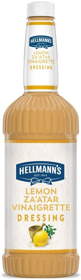 Hellmann's Salad Dressing Salad Bar Bottles Lemon Za'atar Vinaigrette 32 Ounce -- 6 Per Case