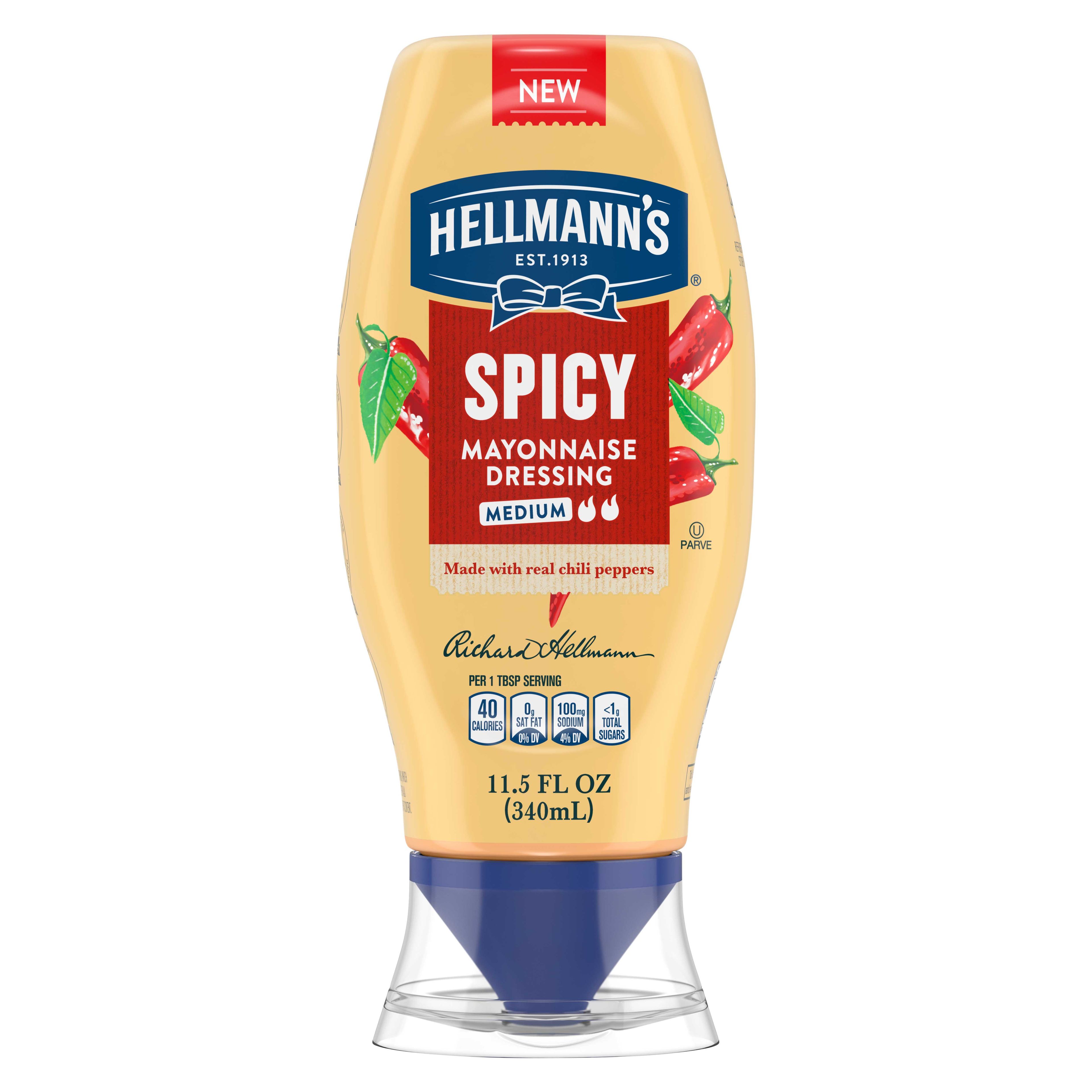 Hellmann's Spicy Mayonnaise, 11.5 Ounce -- 12 Per Case