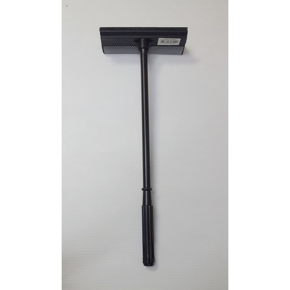 Abco Plastic Black Car Window Squeegee With Sponge Head, 4 X 2 Inch
