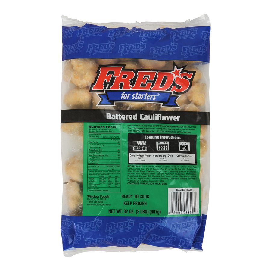 Fred's Battered Cauliflower, 2 Pound -- 6 Per Case