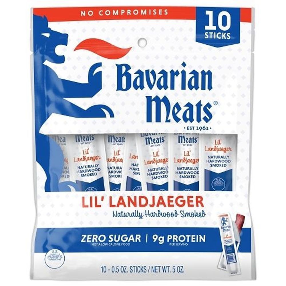 Bavarian Meats Landjaeger Pork And Beef Pouch, 5 Ounce -- 8 Per Case