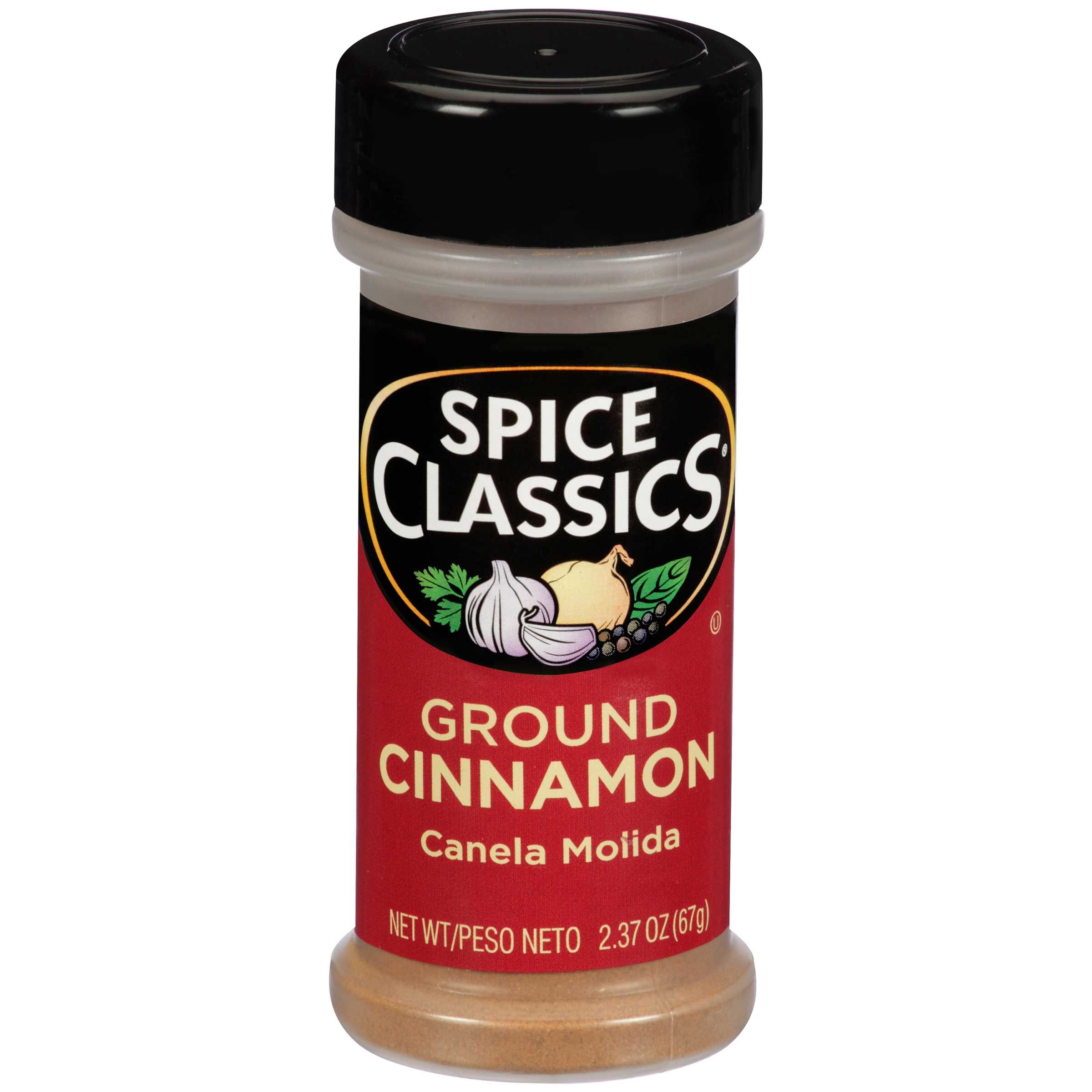 Spice Classics Ground Cinnamon, 2.37 Ounce -- 12 Per Case