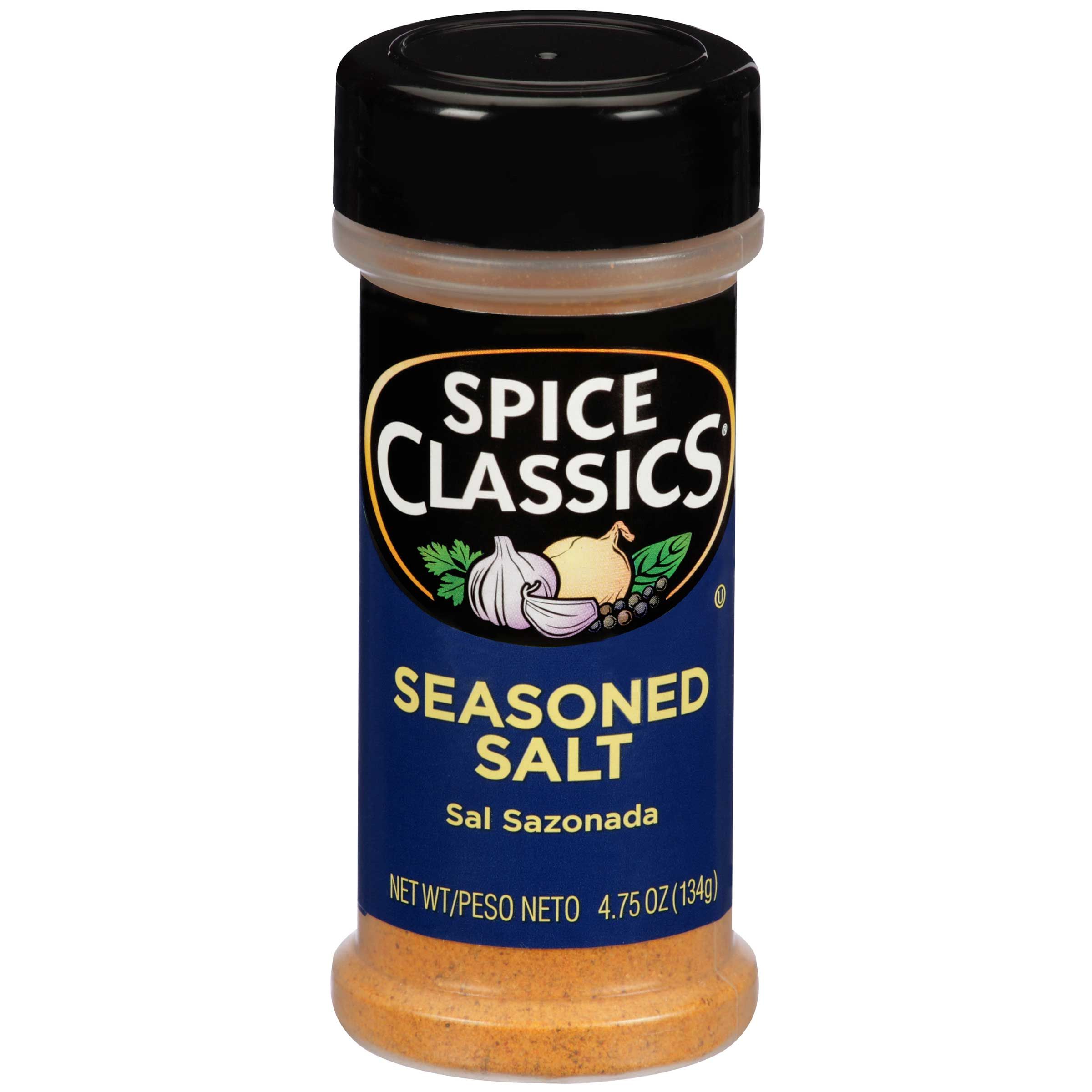 Spice Classics Seasoned Salt, 4.75 Ounce -- 12 Per Case