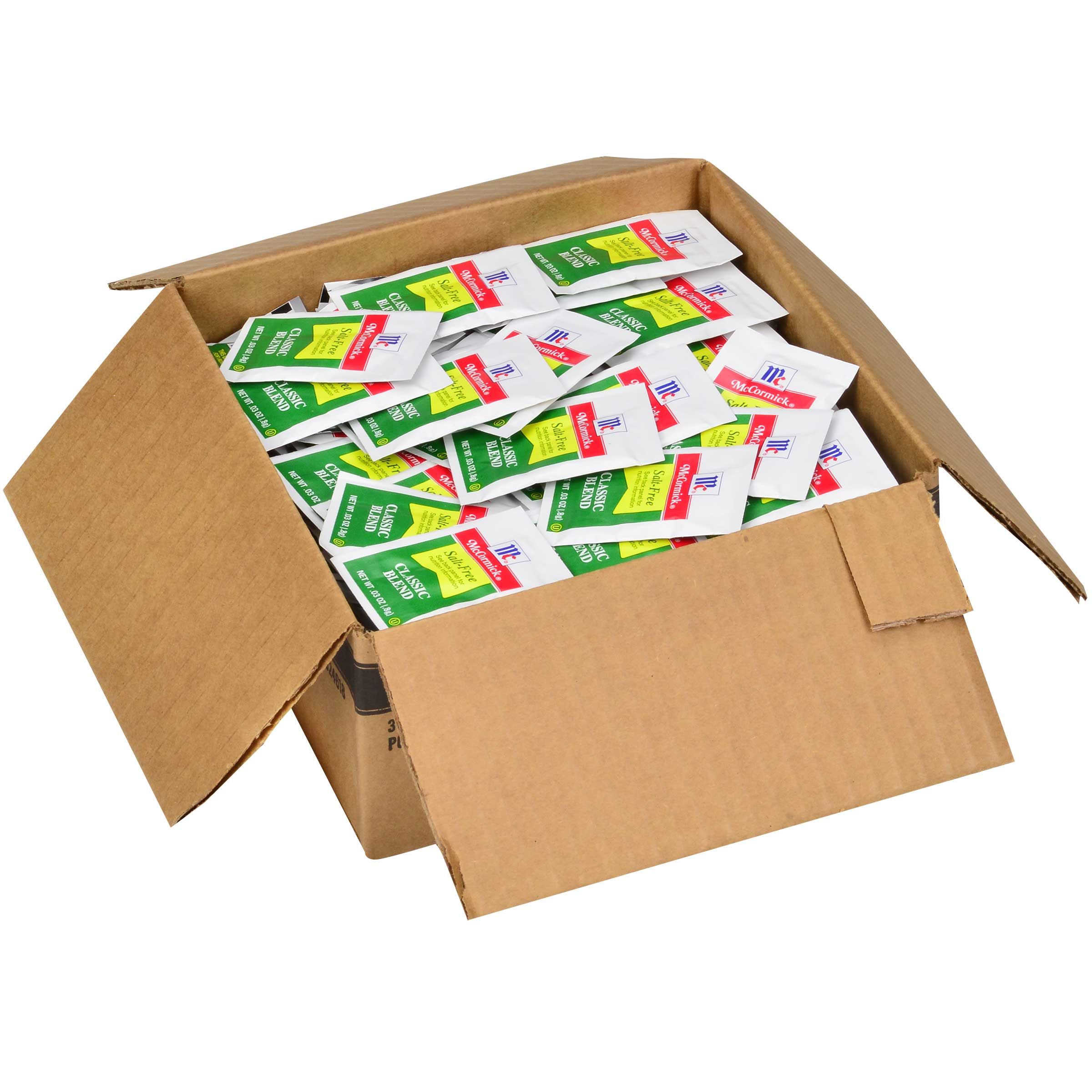 Mccormick Culinary Salt-free Classic Blend, 0.8 Gram -- 300 Per Case