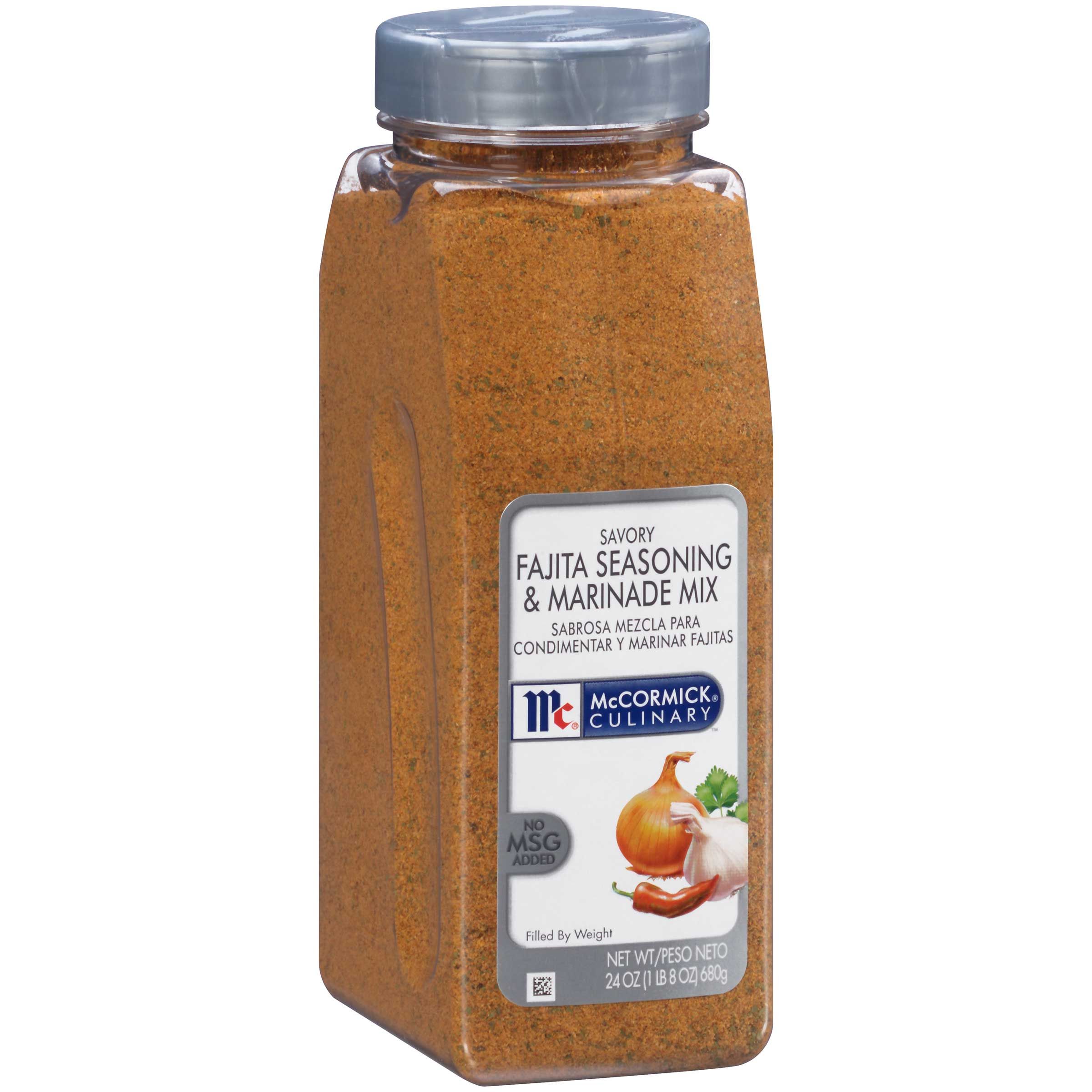 Mccormick Culinary Savory Fajita Seasoning & Marinade Blend, 24 Ounce -- 6 Per Case
