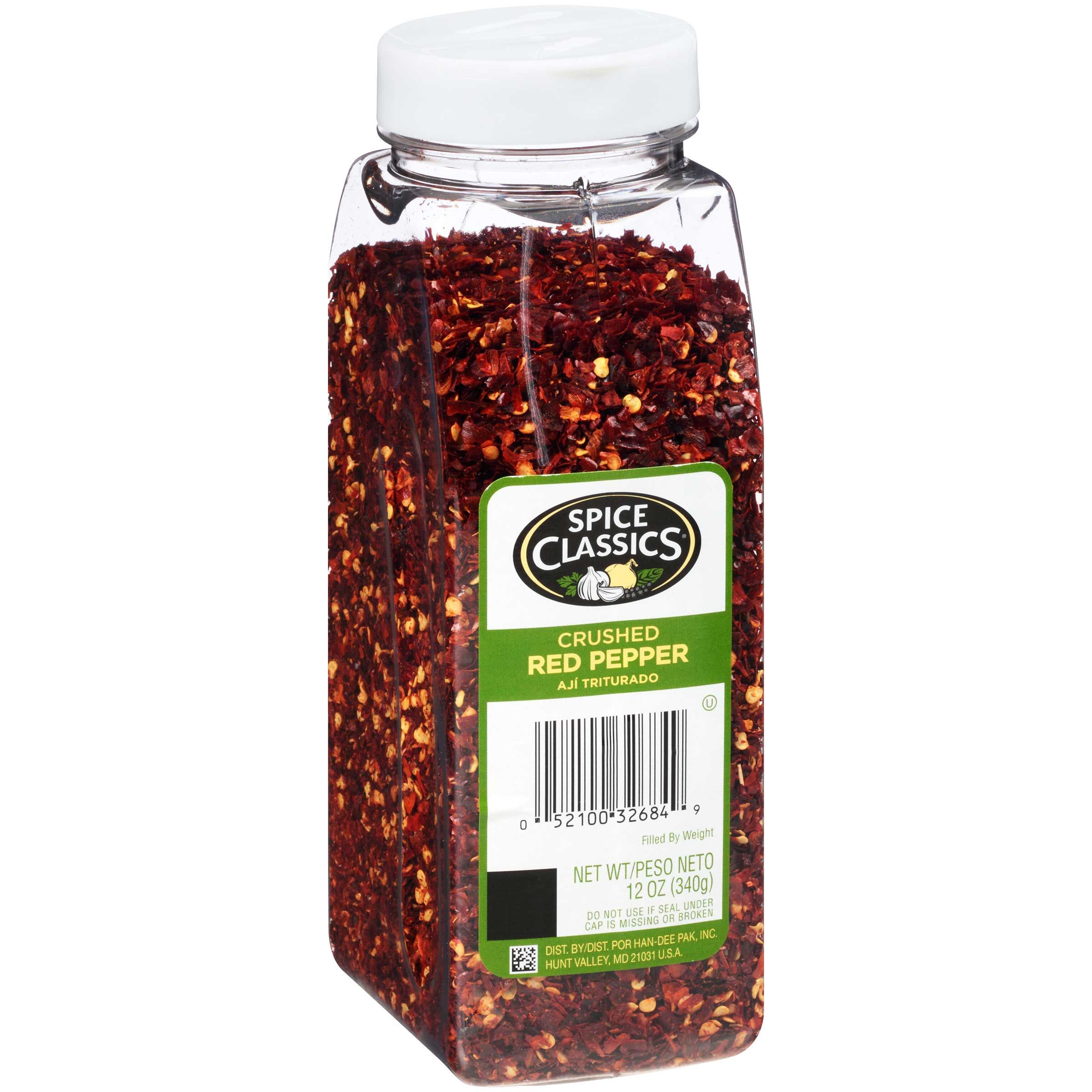Spice Classics Crushed Red Pepper, 12 Ounce -- 6 Per Case