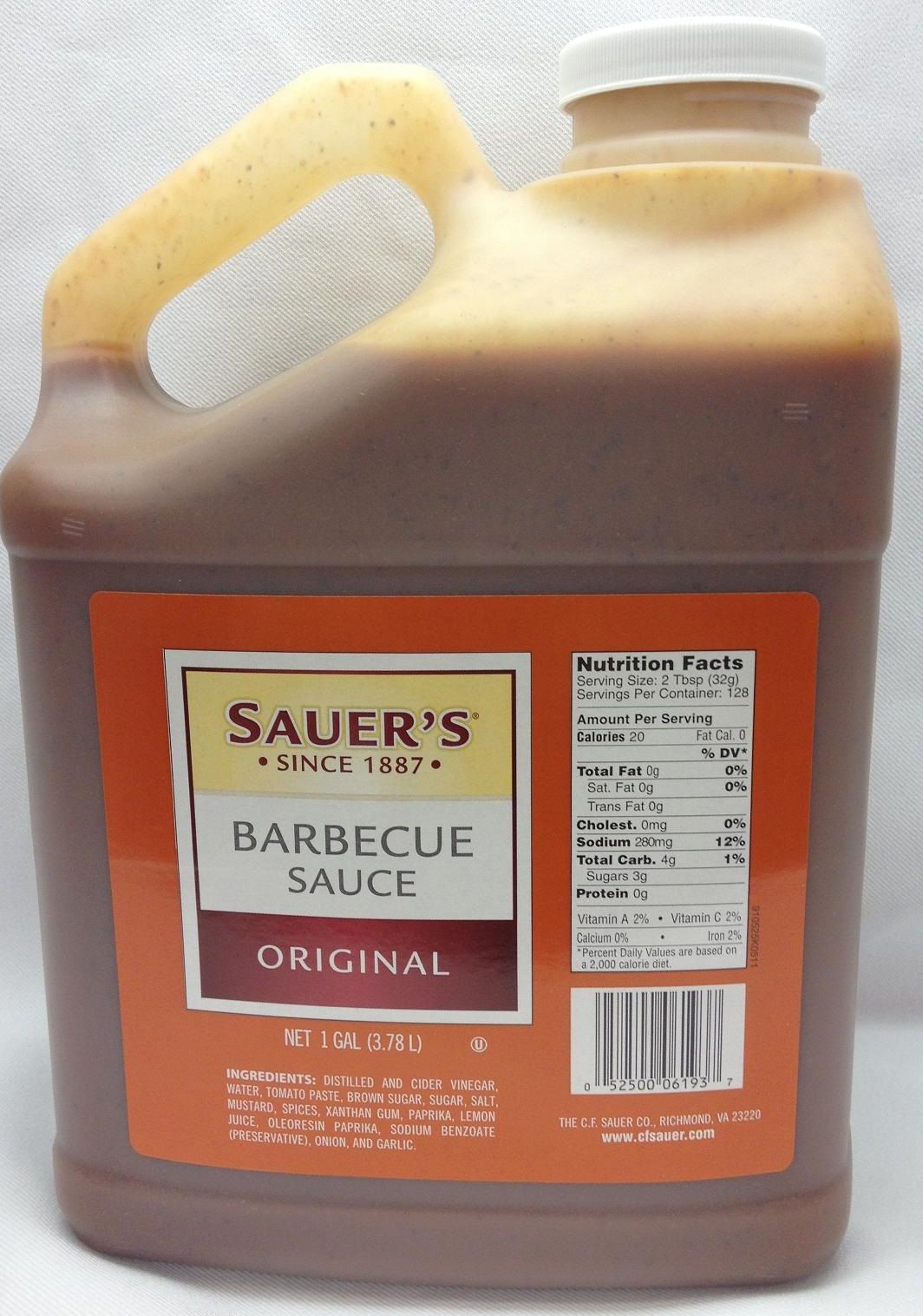 Sauer Barbecue Sauce, 1 Gallon -- 4 Per Case