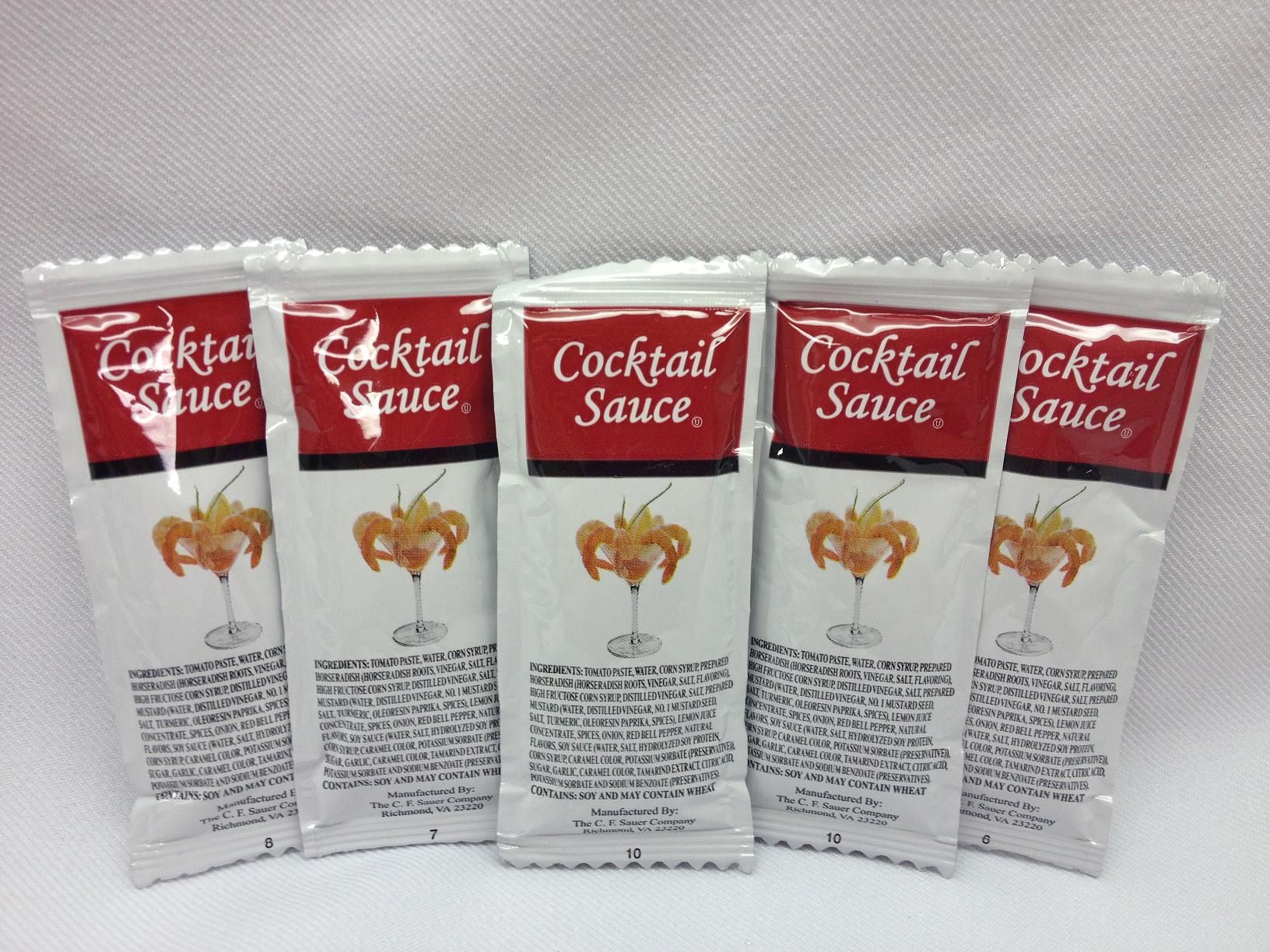 Sauer Cocktail Sauce, 12 Gram -- 200 Per Case