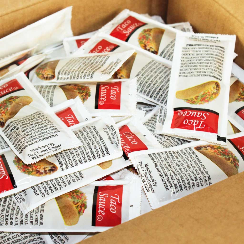 Sauer Taco Sauce, 9 Gram -- 200 Per Case
