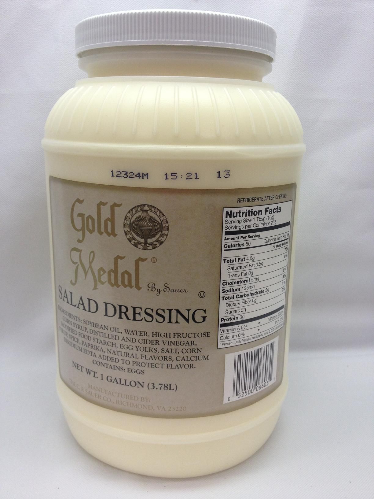 Gold Medal Salad Dressing, 1 Gallon -- 4 Per Case