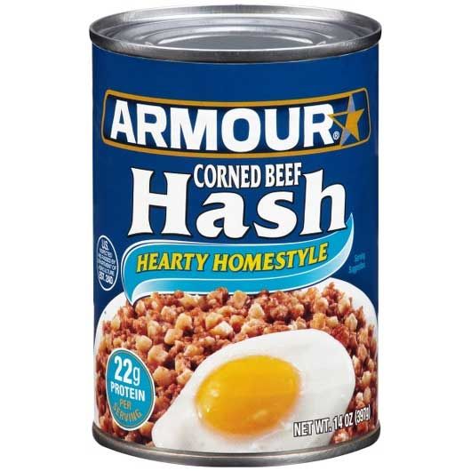 Armour Hearty Homestyle Corned Beef Hash, 14 Ounce -- 12 Per Case