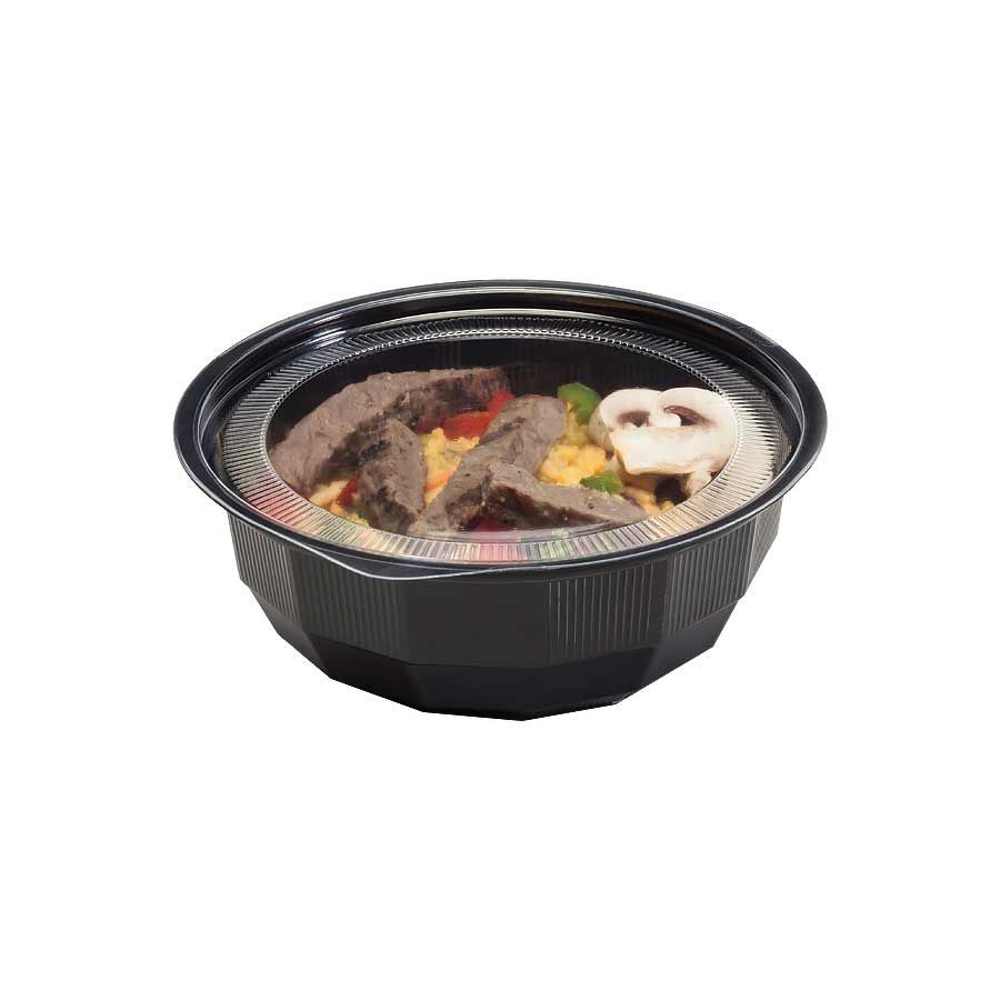 Wna Par Pak Invisi Bowl Black Warmabowl, 24 Ounce -- 500 Per Case