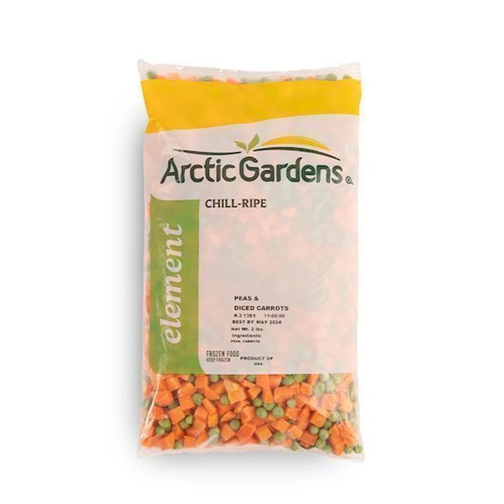 Chill Ripe Peas And Diced Carrots, 2 Pound -- 12 Per Case