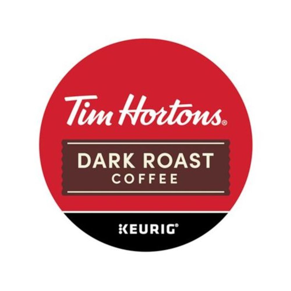Tim Hortons Dark Roast K Cup Coffee Pod, 24 Count -- 4 Per Case