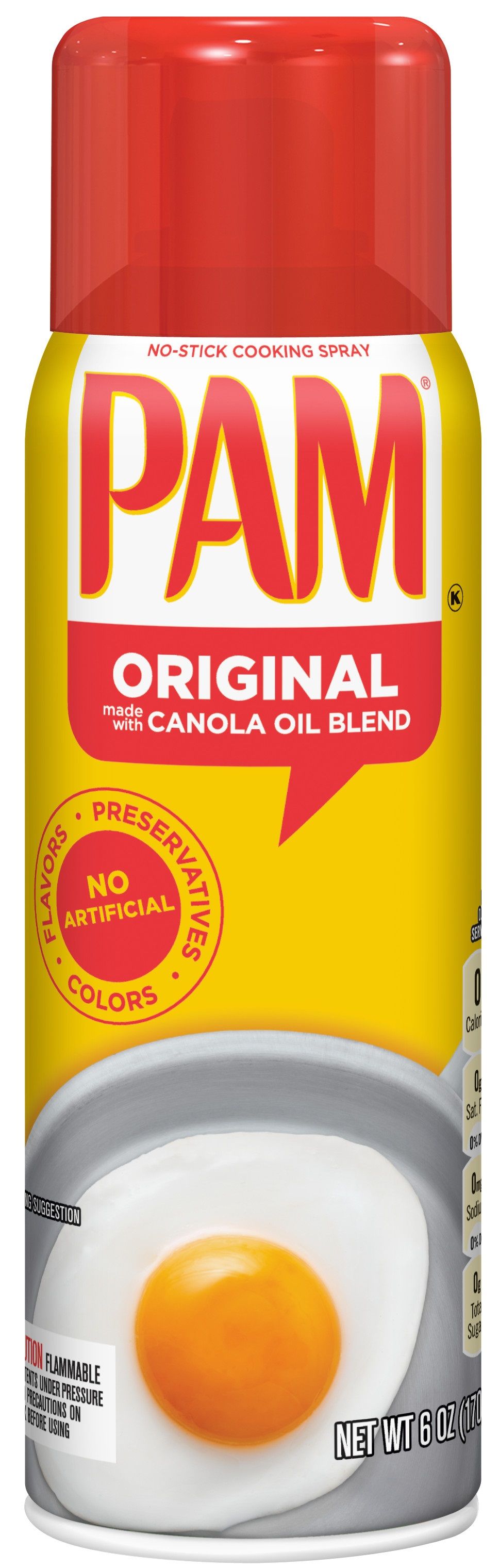 Pam Regular Vegetable Cooking Spray, 6 Ounce -- 12 Per Case