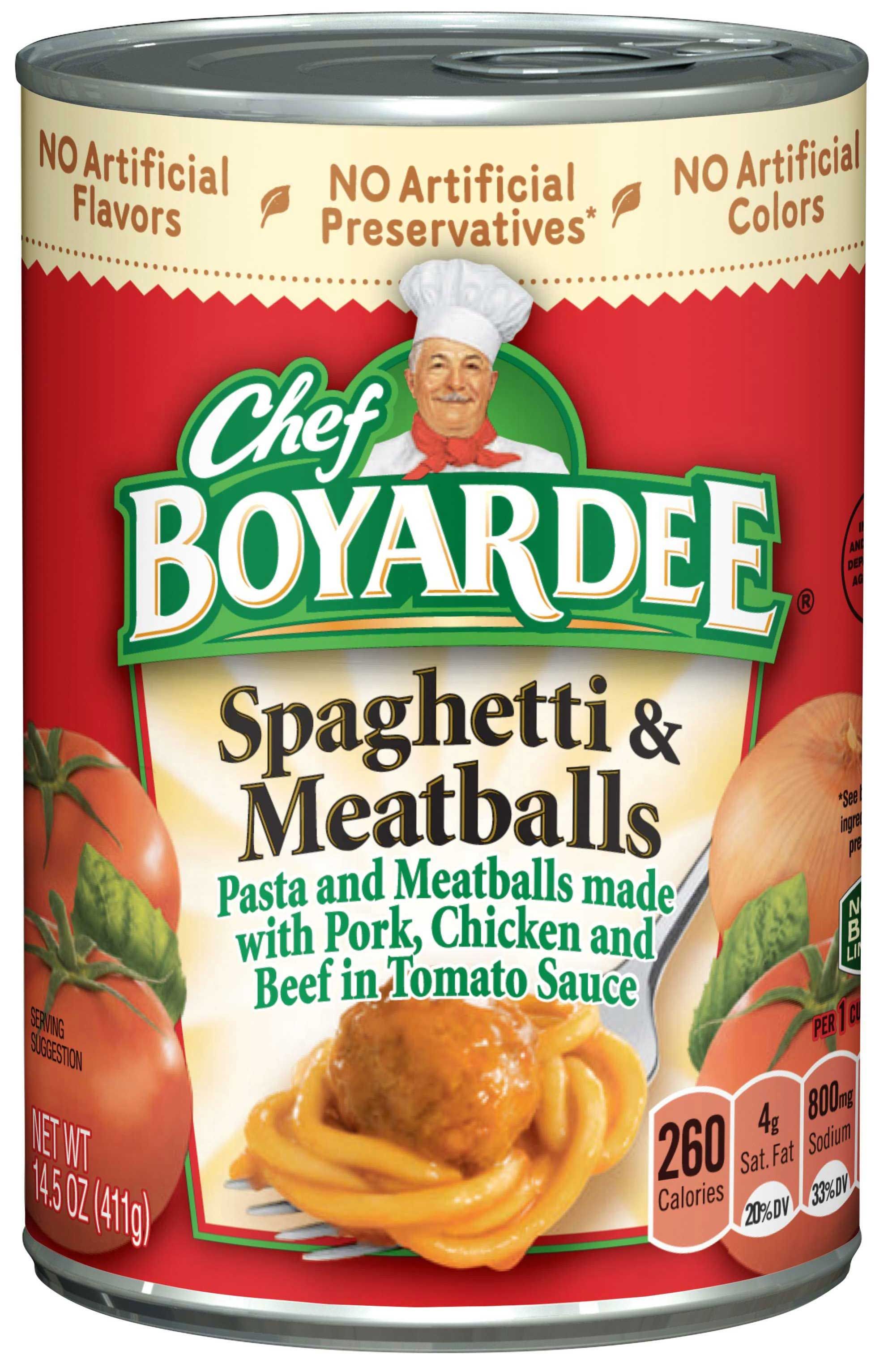 Chef Boyardee Spaghetti With Meatballs, 14.5 Ounce -- 24 Per Case