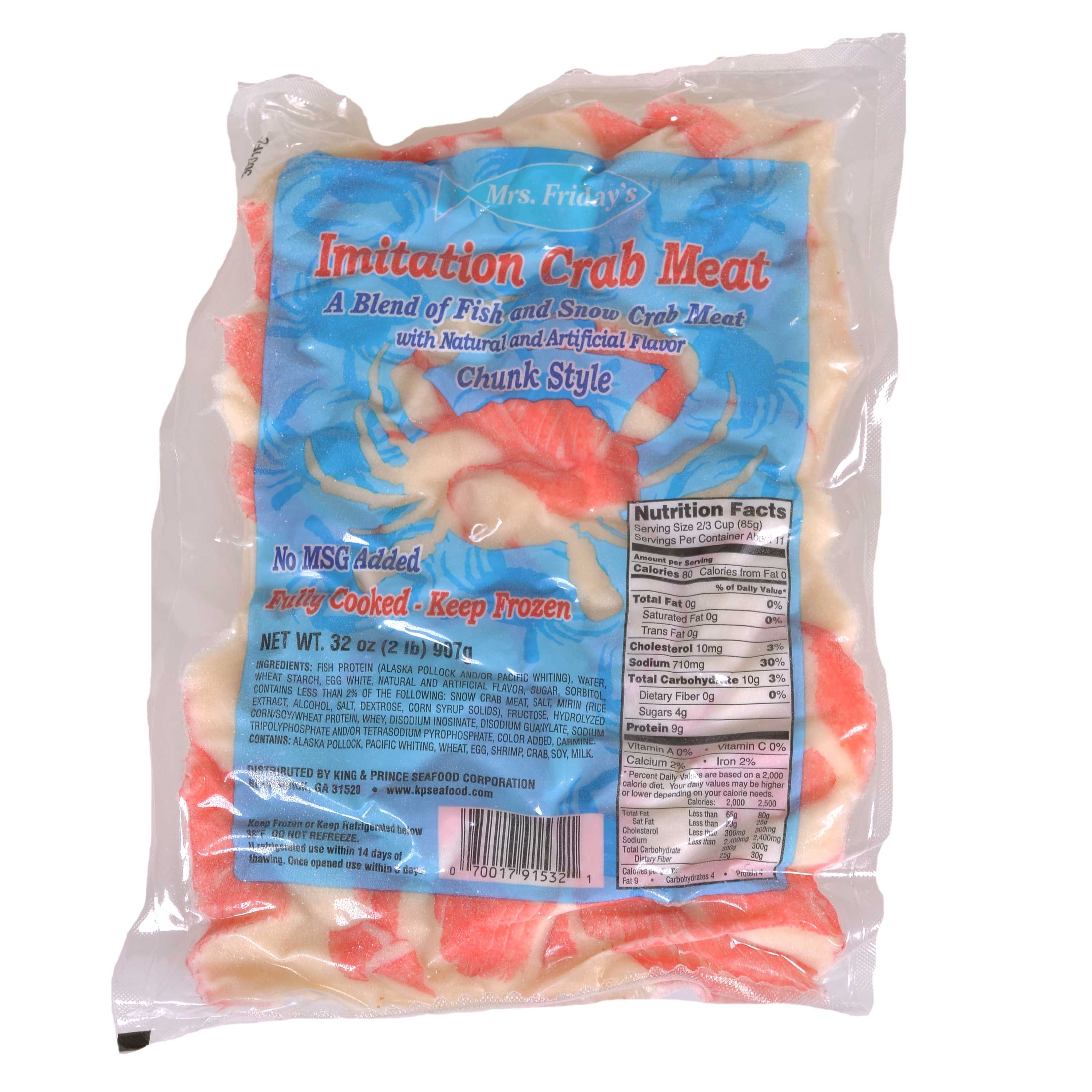 Mrs. Friday's Seafood Chunks, 2 Pound -- 12 Per Case