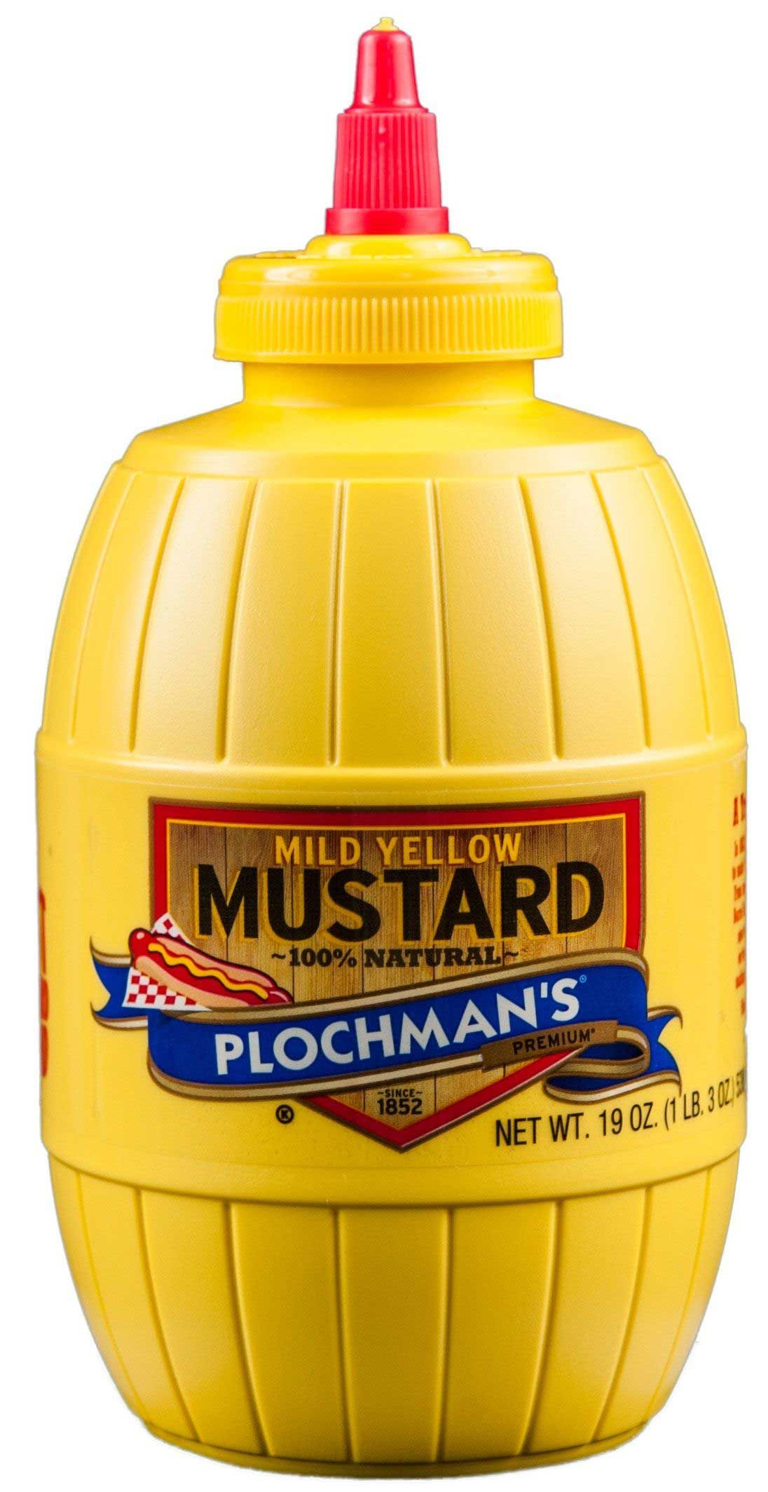Plochman's Premium Mild Yellow Mustard, 19 Ounce -- 12 Per Case