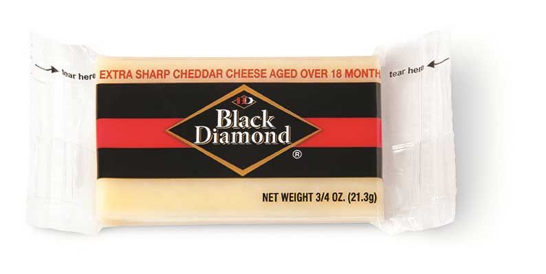Black Diamond 1 Year White Cheddar Cheese Portions, 0.75 Ounce -- 100 Per Case