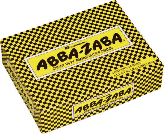 Annabelle Abba Zaba Candy, 2.0 Ounce, 24 Count -- 12 Per Case