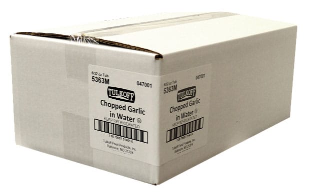 Tulkoff Chopped Natural Garlic, 32 Ounce -- 6 Per Case